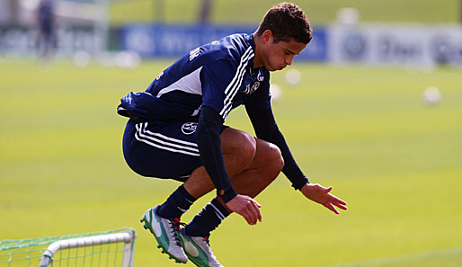 Horst Heldts Wunsch: Ibrahim Afellay im Training beim FC Schalke 04