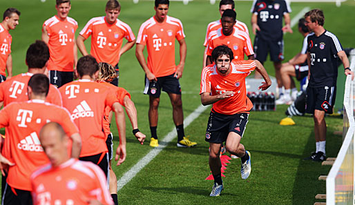 Javi Martinez beim Trainingslager des FC Bayern in Doha