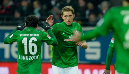 Nils Petersen hat in 20 Spielen für Werder neun Tore erzielen können