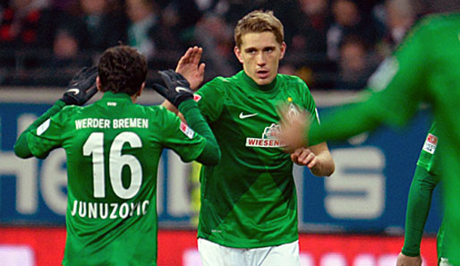 Nils Petersen (r.) will auch gegen die Bayern jubeln