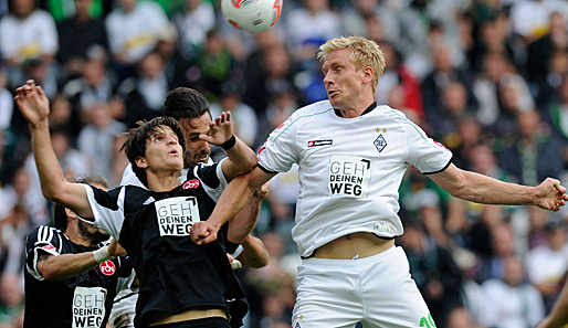 Das Hinspiel gewann der 1.FC Nürnberg mit 3:2 bei Borussia Mönchegladbach