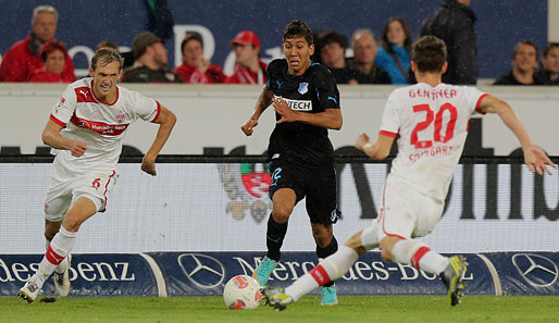 In der Hinrunde setzte sich Hoffenheim in Stuttgart klar mit 3:0 durch