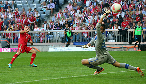 Beim 2:0 im Hinspiel erzielte Franck Ribery beide Treffer gegen 1899 Hoffenheim