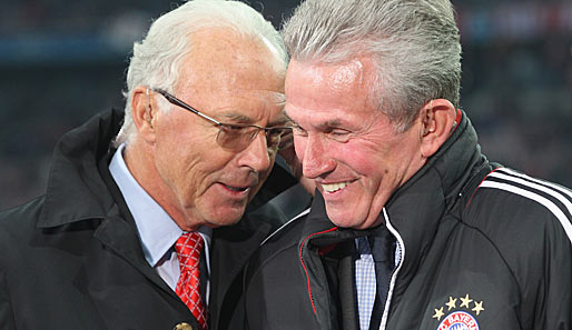 Was Franz Beckenbauer zu sagen hat, wird wohl auch Bayern-Trainer Jupp Heynckes gefallen