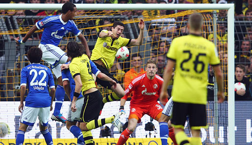 Das Hinspiel in Dortmund gewann Schalke mit 2:1