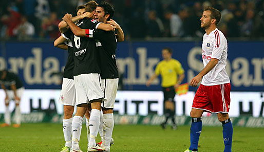 Im Hinspiel unterlagen Rafael van der Vaart und Co. dem VfB Stuttgart mit 0:1