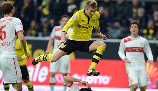 In der Hinrunde trennten sich BVB und VfB in Dortmund 0:0