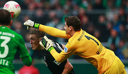 Sebastian Mielitz bleibt Werder Bremens Nummer Eins - Tim Wiese soll nicht zurückgeholt werden