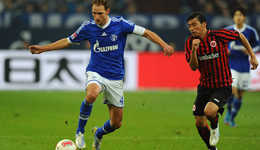 In der Hinrunde trennten sich Schalke und Frankfurt 1:1
