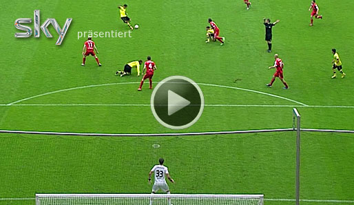 Nuri Sahin erzielte per Traumtor das 1:0 für Dortmund in Düsseldorf