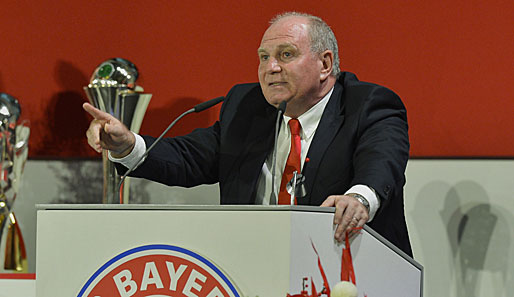 Uli Hoeneß sieht die Dominanz von Bayern und Dortmund als Gefahr für die Bundesliga