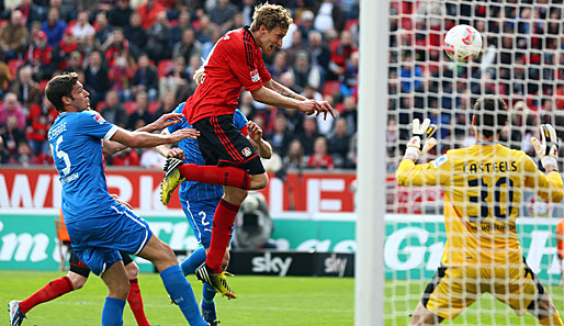 Stefan Kießling hatte bei Leverkusens Sieg gegen Hoffenheim seine Finger im Spiel