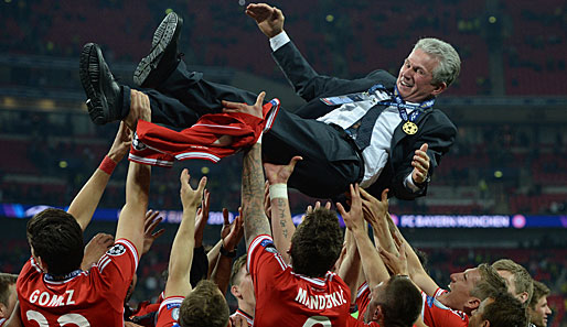 Jupp Heynckes hat mit dem FC Bayern 2013 die Meisterschaft und die CL gewonnen