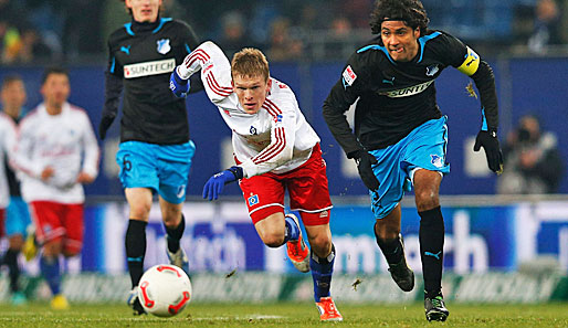 Im Hinspiel siegte Hamburg 2:0 gegen Hoffenheim - Artjoms Rudnevs traf doppelt