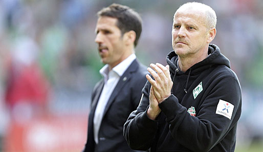 Werder-Coach Thomas Schaaf lobte trotz bitterem 2:2 die Fans und seine Spieler