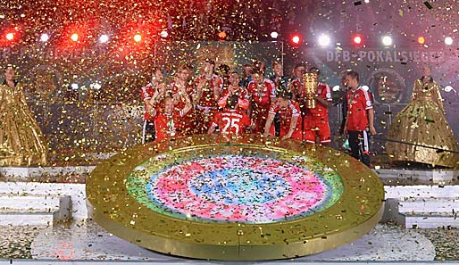 Der FC Bayern krönte mit dem Pokalgewinn eine perfekte Saison