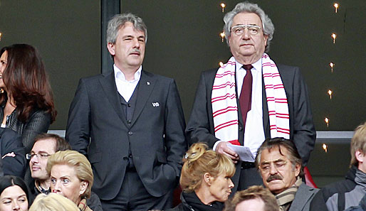Noch ist der Nachfolger von Gerd Mäuser (l.) beim VfB Stuttgart nicht gefunden