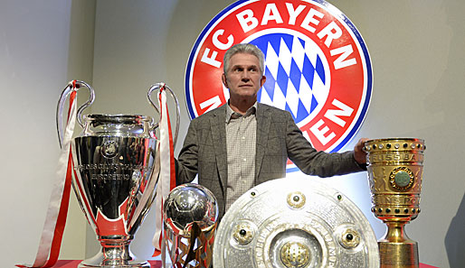 Jupp Heynckes hat zum Abschied der Bayern vier Titel gewonnen