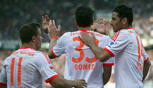 Spielen Xherdan Shaqiri, Mario Gomez und Clauio Pizarro auch in der kommenden Saison beim FCB?