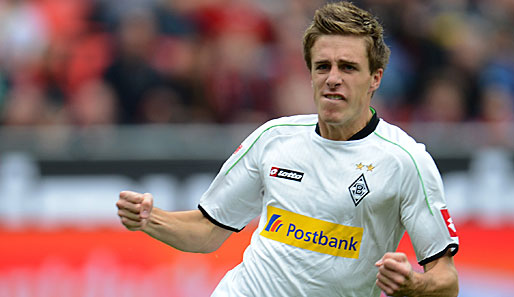 Mit zwei Treffen war Patrick Herrmann der Mann des Abends bei Borussia Mönchengladbach