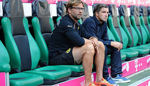 Zwei der drei Dortmunder Entscheidungsträger: Trainer Jürgen Klopp und Sportdirektor Michael Zorc