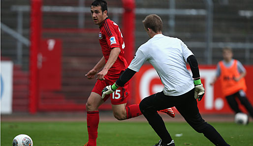 Leverkusens Levin Öztunali erzielte das 3:1 für Bayern im Test gegen Essen
