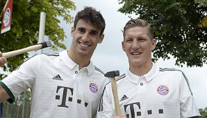 Martinez und Schweinsteiger bildeten letzte Saison das defensive Mittelfeld beim FC Bayern