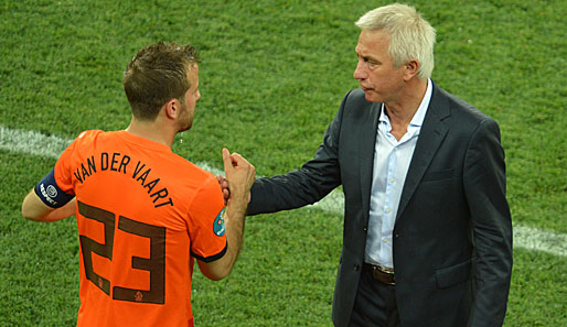 Kennen sich von Oranje: Rafael van der Vaart und Bert van Marwijk