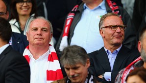 Uli Hoeneß und Karl-Heinz Rummenigge wurden von Bayer-Fans beleidigt