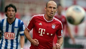 Arjen Robben musste gegen Hertha mit Leistenproblemen raus. Eine Pause droht aber nicht