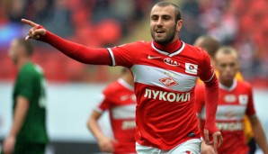 Yura Movsisyan wechselte erst vor der Saison vom FK Krasnodar zu Spartak Moskau