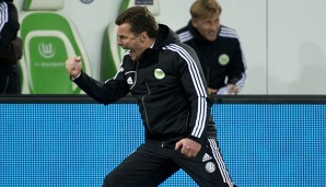 Dieter Hecking hat mit seinen Wölfen die letzten vier Spiele in Serie gewonnen