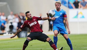 Timo Gebhart (l.) ist beim 1. FC Nürnberg seit Oktober diesen Jahres suspendiert