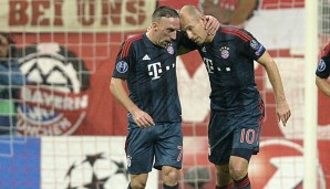 Superstar-Duo: Franck Ribery und Arjen Robben holten 2013 das Triple