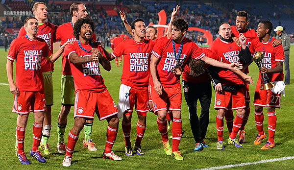 Mit dem Triumph bei der Klub-WM krönten die Münchner das Jahr 2013
