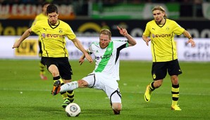 In der Bundesliga trennen Wolfsburg und Dortmund nur zwei Punkte