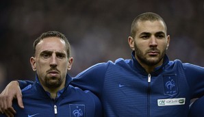 Franck Ribery und Karim Benzema wurden am Donnerstag in Paris freigesprochen