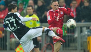 Sein vorerst letztes Spiel für den FC Bayern absolvierte Franck Ribery gegen Eintracht Frankfurt
