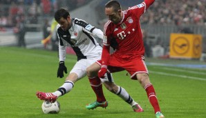 Zuletzt kam Franck Ribery gegen Eintracht Frankfurt zum Einsatz
