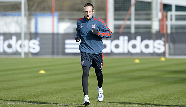Franck Ribery kehrte nach seiner Gesäß-Operation wieder ins Lauftraining zurück