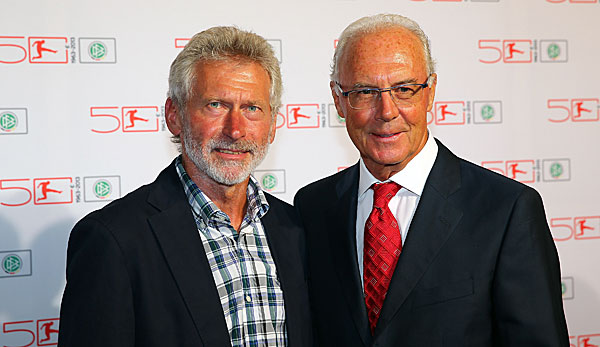 Paul Breitner (l.) und Franz Beckenbauer (r.) waren früher gemeinsam für den FC Bayern aktiv