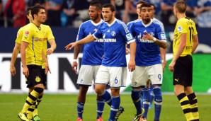 Das Hinspiel auf Schalke gewann Borussia Dortmund mit 3:1