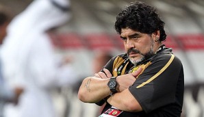 Diego Maradonas Erfolge als Trainer halten sich bisher in Grenzen