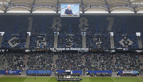8.000 Fans erwiesen Hermann Rieger die letzte Ehre