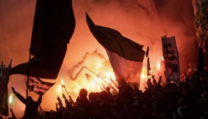 Im Bremer Fanblock wurde während des Nordderbys Pyrotechnik gezündet
