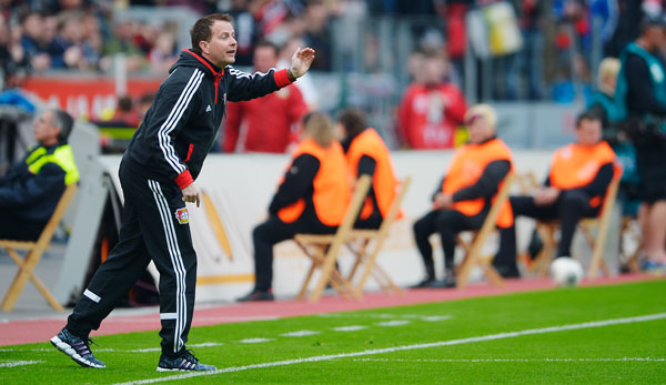 Sascha Lewandowski kehrte gegen Hertha auf die Bayer-Bank zurück