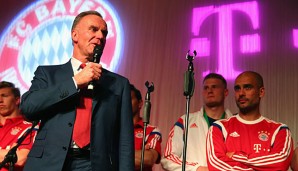 Karl-Heinz Rummenigge und der FC Bayern feierten in dieser Saison das Double