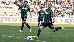 Simone Zaza (r.) zeigt in der laufenden Saison der Serie A gute Leistungen