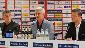 Wieder im Ländle: Armin Veh (M.) ist zurück beim VfB Stuttgart