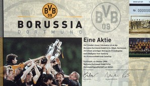 Borussia Dortmunds Aktie war beim Börsengang 11 Euro wert